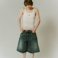  - On sale April 25th 21:00 - cap in rib tank top/brown,ivory - KNUTH MARF