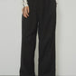 one tuck stripe easy slacks/2color - KNUTH MARF