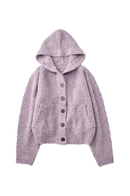 "Order sales" hooded cardigan knit/4color (Shipping 2026/01/13~) - KNUTH MARF