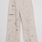  - Order sales Until 13:00 on the 29th - graffiti pants(unisex)/white (Shipping 12/5~) - KNUTH MARF