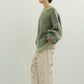  - Order sales Until 13:00 on the 29th - shaggy flower knit(unisex)/green (Shipping 12/23~) - KNUTH MARF