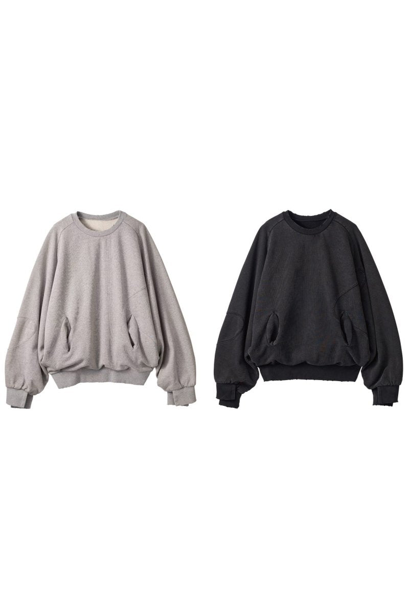 panelled volume sweatshirt(unisex)/2color - KNUTH MARF
