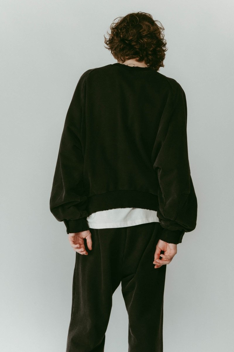 panelled volume sweatshirt(unisex)/2color - KNUTH MARF