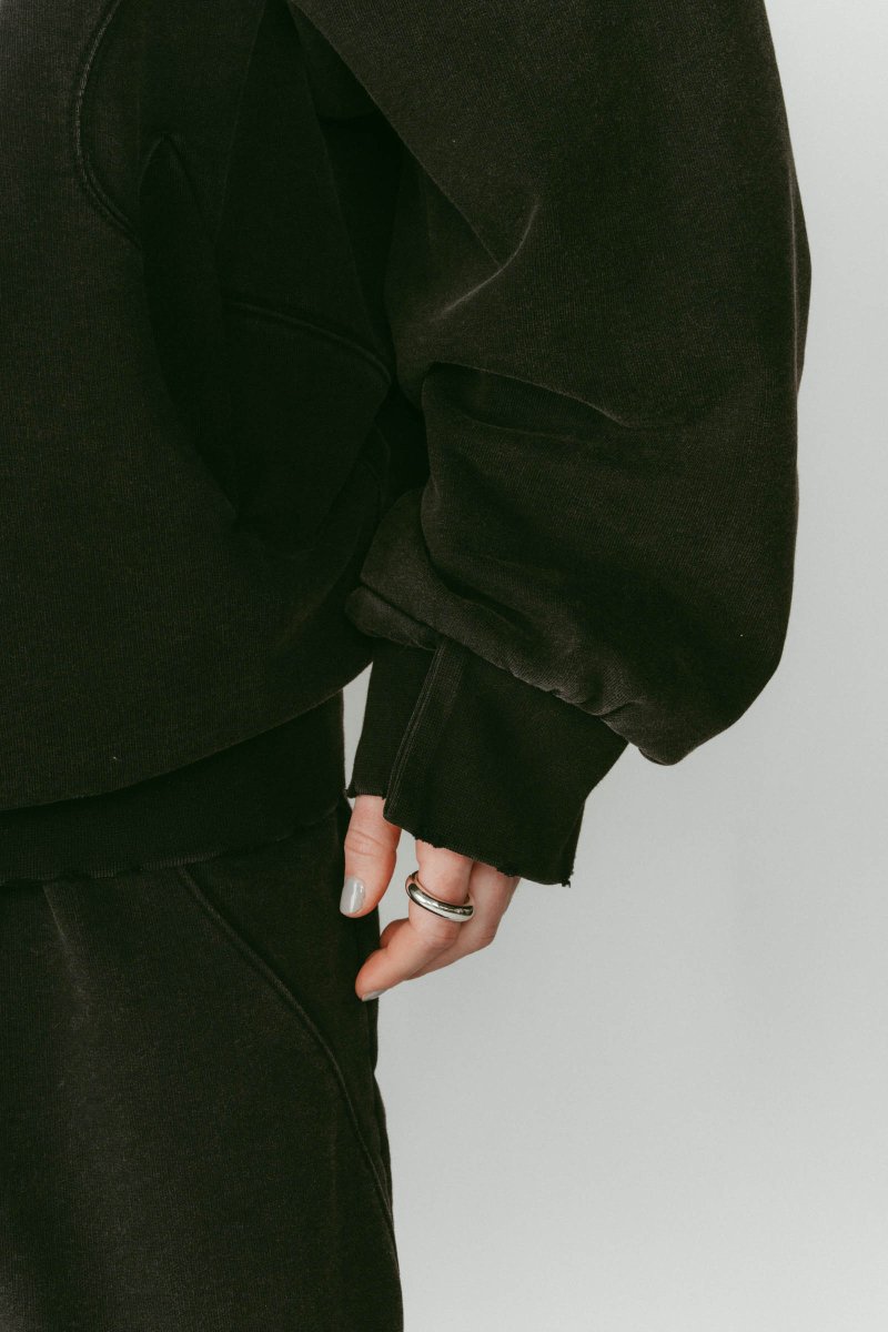 panelled volume sweatshirt(unisex)/2color - KNUTH MARF