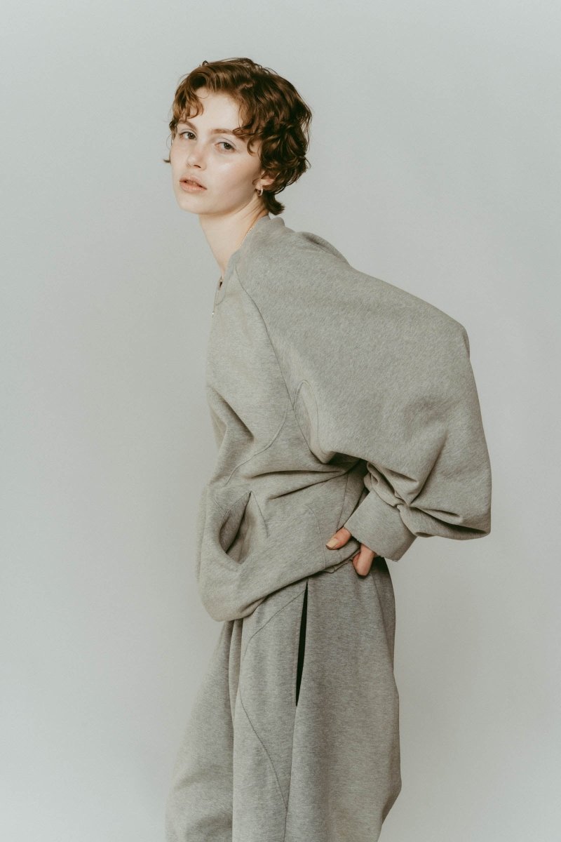 panelled volume sweatshirt(unisex)/2color - KNUTH MARF