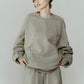 panelled volume sweatshirt(unisex)/2color - KNUTH MARF