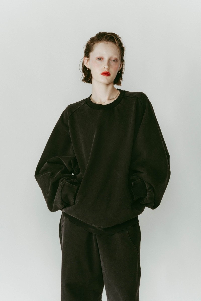 panelled volume sweatshirt(unisex)/2color - KNUTH MARF