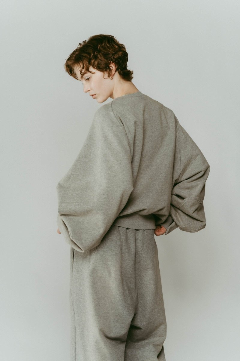 panelled volume sweatshirt(unisex)/2color - KNUTH MARF