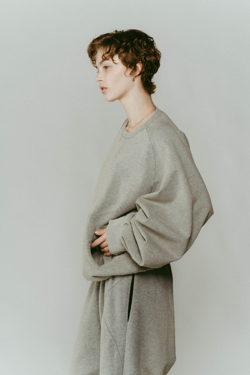 panelled volume sweatshirt(unisex)/2color - KNUTH MARF
