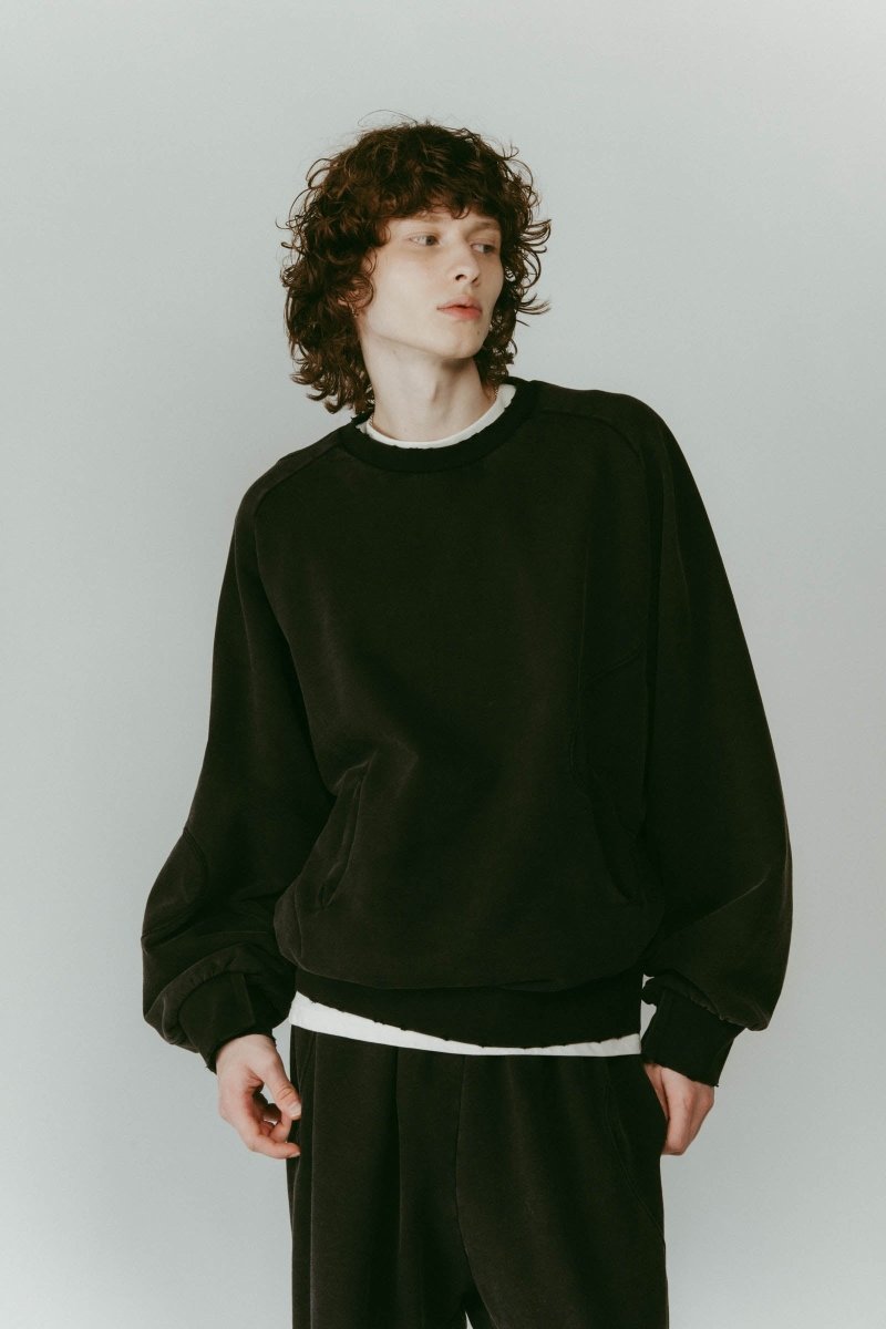 panelled volume sweatshirt(unisex)/2color - KNUTH MARF
