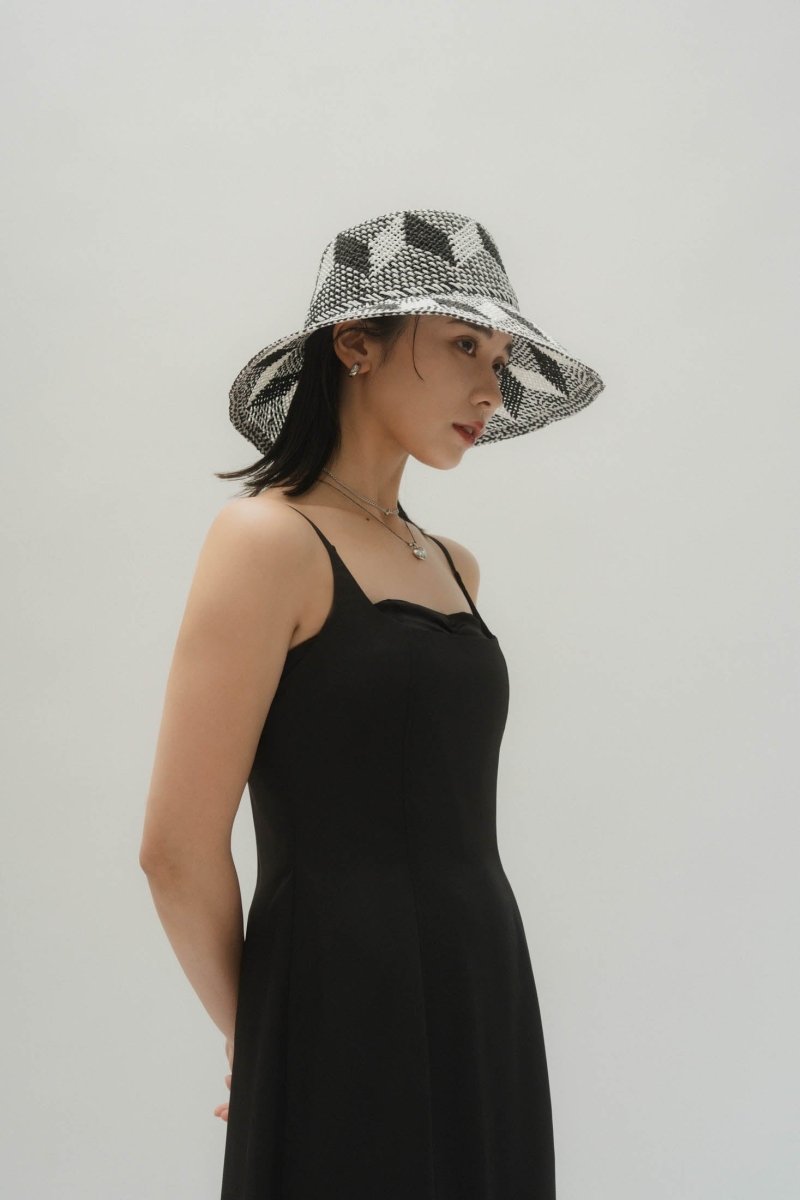 pattern mesh hat/2color - KNUTH MARF
