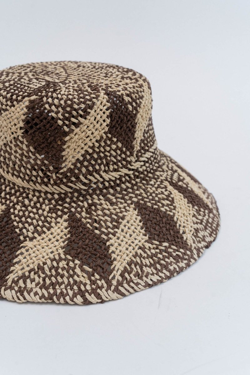 pattern mesh hat/2color - KNUTH MARF