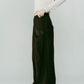 pierced drape pants(unisex)/black - KNUTH MARF