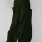 pierced drape pants(unisex)/stripeblack - KNUTH MARF