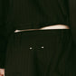 pierced drape pants(unisex)/stripeblack - KNUTH MARF