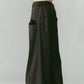 pierced drape pants(unisex)/stripegray - KNUTH MARF