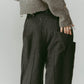 pierced drape pants(unisex)/stripegray - KNUTH MARF