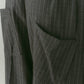 pierced drape pants(unisex)/stripegray - KNUTH MARF