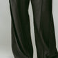 pierced drape pants(unisex)/stripegray - KNUTH MARF