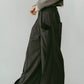 pierced drape pants(unisex)/stripegray - KNUTH MARF