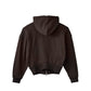 pierced hooded sweatshirt/charcoal - KNUTH MARF