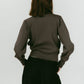 pocket zip up knit/gray - KNUTH MARF