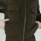 pocket zip up knit/gray - KNUTH MARF