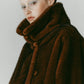 point collar fur coat/brown - KNUTH MARF