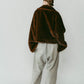 point collar fur coat/brown - KNUTH MARF