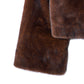point collar fur coat/brown - KNUTH MARF