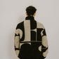  - Pre order sales - accent pattern knit jacket(unisex)/black(Shipping 12/27~) - KNUTH MARF