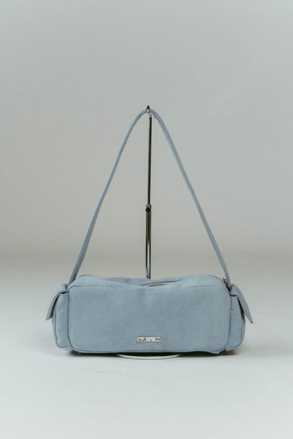rectangle suede shoulder bag/2color - KNUTH MARF