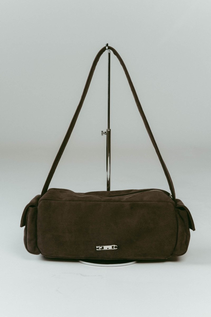 rectangle suede shoulder bag/2color - KNUTH MARF