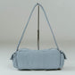 rectangle suede shoulder bag/2color - KNUTH MARF