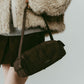 rectangle suede shoulder bag/2color - KNUTH MARF