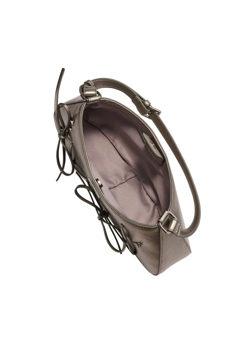 ribbon accent bag/black - KNUTH MARF