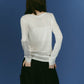 round neck layered top/white - KNUTH MARF