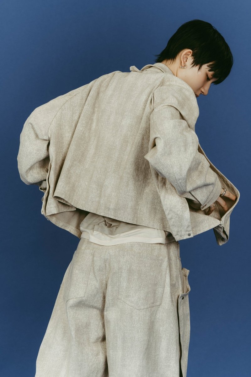 ジャケット・アウター knuth marf rounded pocket jacket(unisex) rounded pocket jacket(unisex)/greige | KNUTH MARF