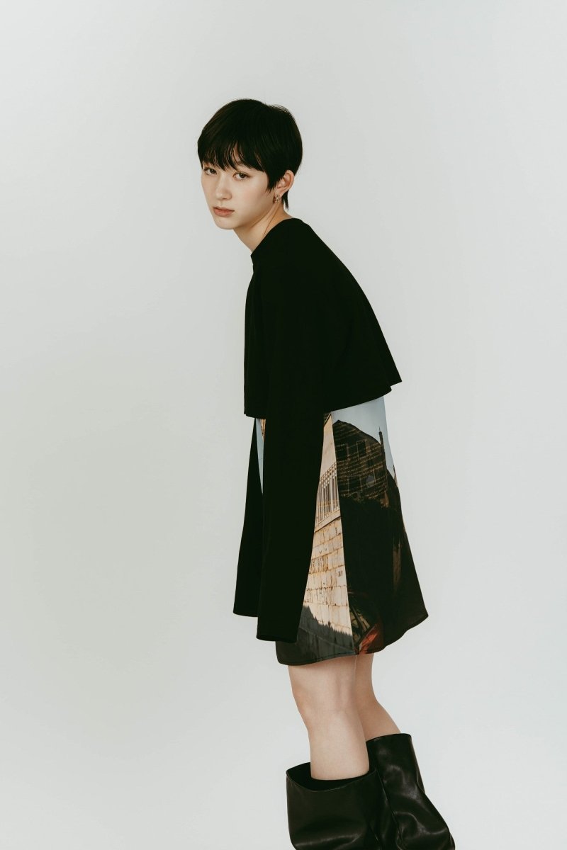 scenery print mini one piece/croatia - KNUTH MARF