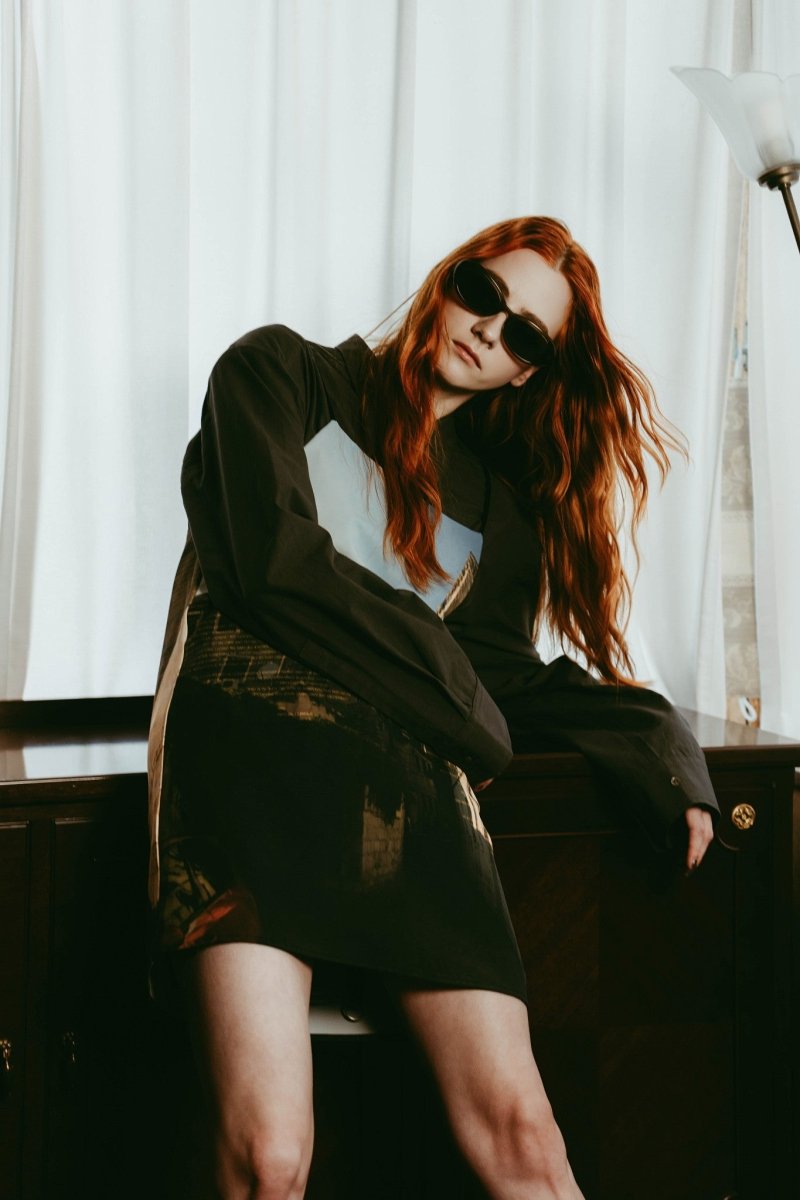 scenery print mini one piece/croatia - KNUTH MARF