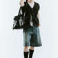school style leather bag/2color - KNUTH MARF