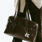 school style leather bag/2color - KNUTH MARF