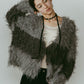 shaggy cardigan/gray,pink - KNUTH MARF