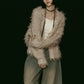 shaggy cardigan/lightbeige - KNUTH MARF