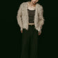 shaggy cardigan/lightbeige - KNUTH MARF