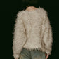 shaggy cardigan/lightbeige - KNUTH MARF