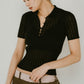 sheer polo knit /3color - KNUTH MARF