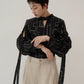 shirring sleeve pattern blouse/2color - KNUTH MARF