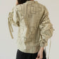 shirring sleeve pattern blouse/2color - KNUTH MARF