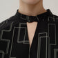 shirring sleeve pattern blouse/2color - KNUTH MARF